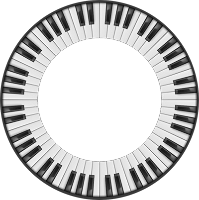circle piano logo